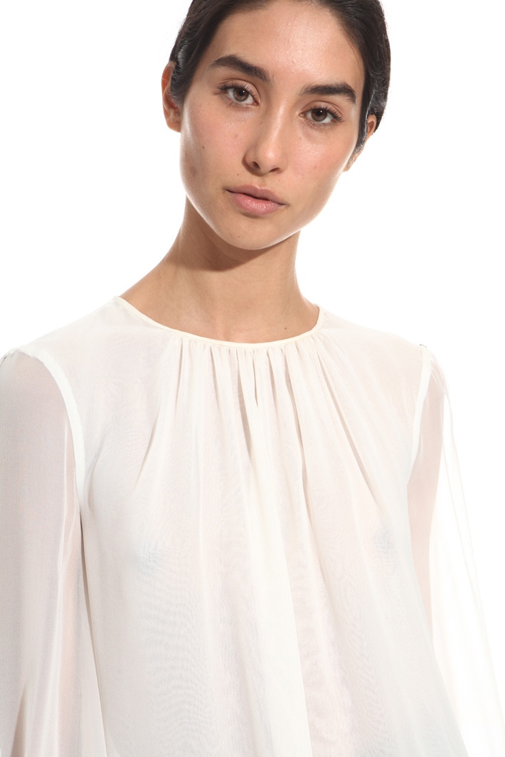Silk georgette blouse Diffusione Tessile Silk georgette blouse Diffusione Tessile
