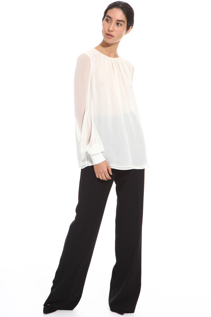 Silk georgette blouse Diffusione Tessile Silk georgette blouse Diffusione Tessile