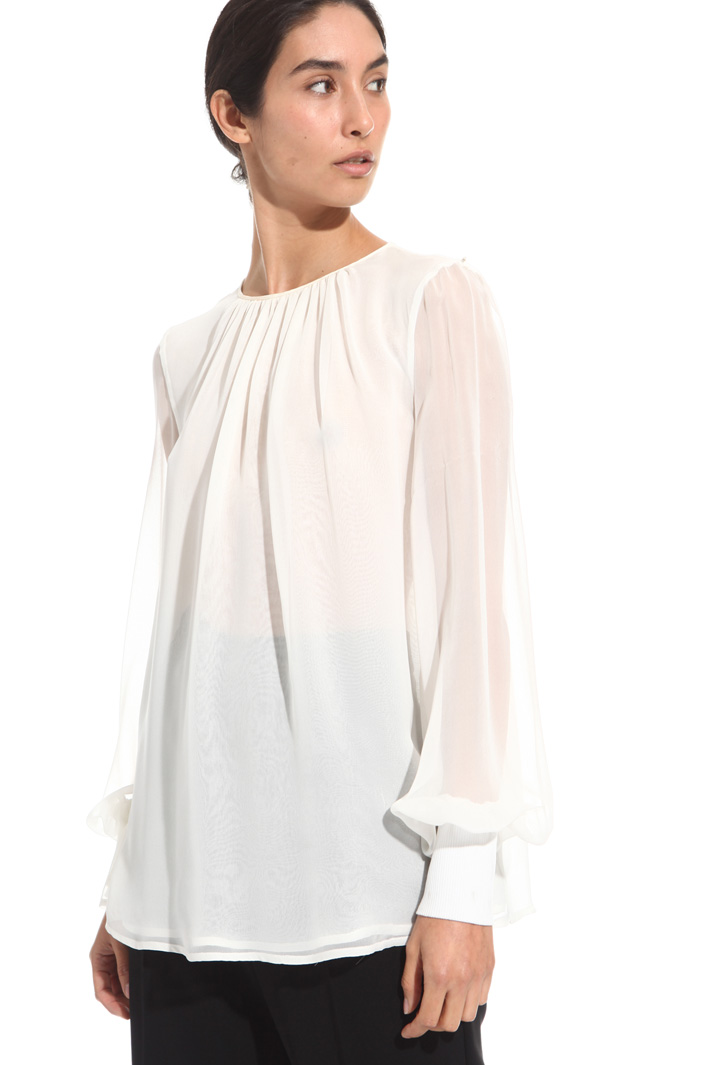 Silk georgette blouse Diffusione Tessile Silk georgette blouse Diffusione Tessile