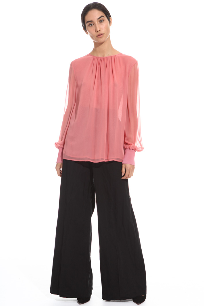 Silk georgette blouse Diffusione Tessile Silk georgette blouse Diffusione Tessile