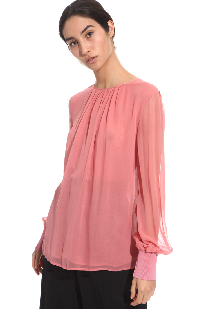 Silk georgette blouse Diffusione Tessile Silk georgette blouse Diffusione Tessile
