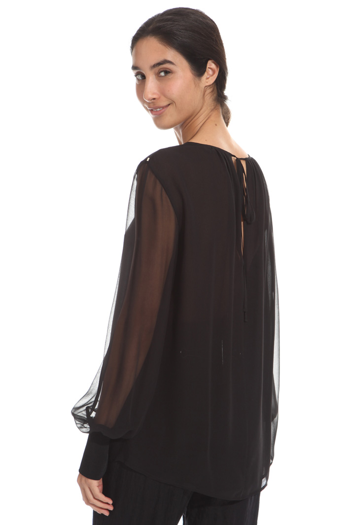 Silk georgette blouse Diffusione Tessile Silk georgette blouse Diffusione Tessile
