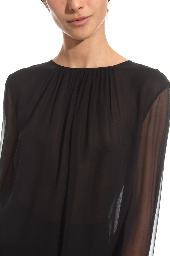 Silk georgette blouse Diffusione Tessile Silk georgette blouse Diffusione Tessile