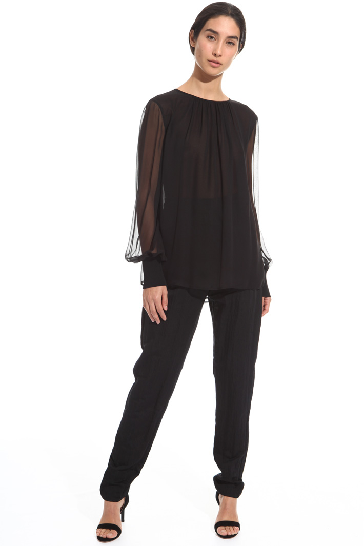 Silk georgette blouse Diffusione Tessile Silk georgette blouse Diffusione Tessile