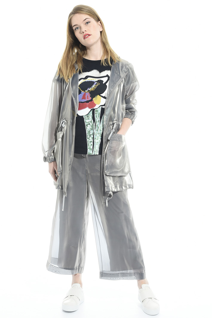 Parka in shimmering organza Intrend Parka in shimmering organza Intrend
