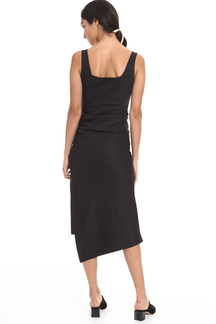 Draped longuette dress Intrend Draped longuette dress Intrend