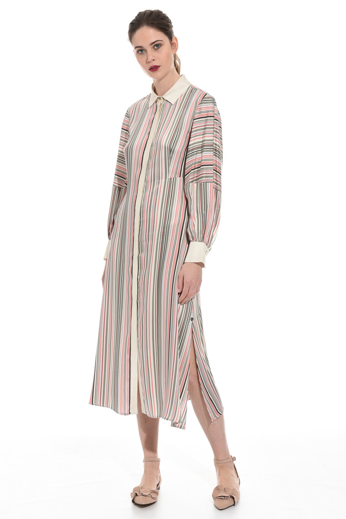 Twill chemisier dress Intrend Twill chemisier dress Intrend