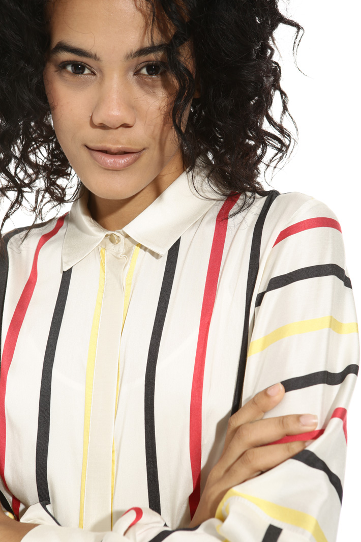 Twill chemisier dress Intrend Twill chemisier dress Intrend