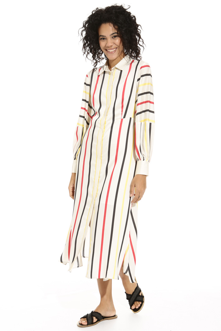 Twill chemisier dress Intrend Twill chemisier dress Intrend