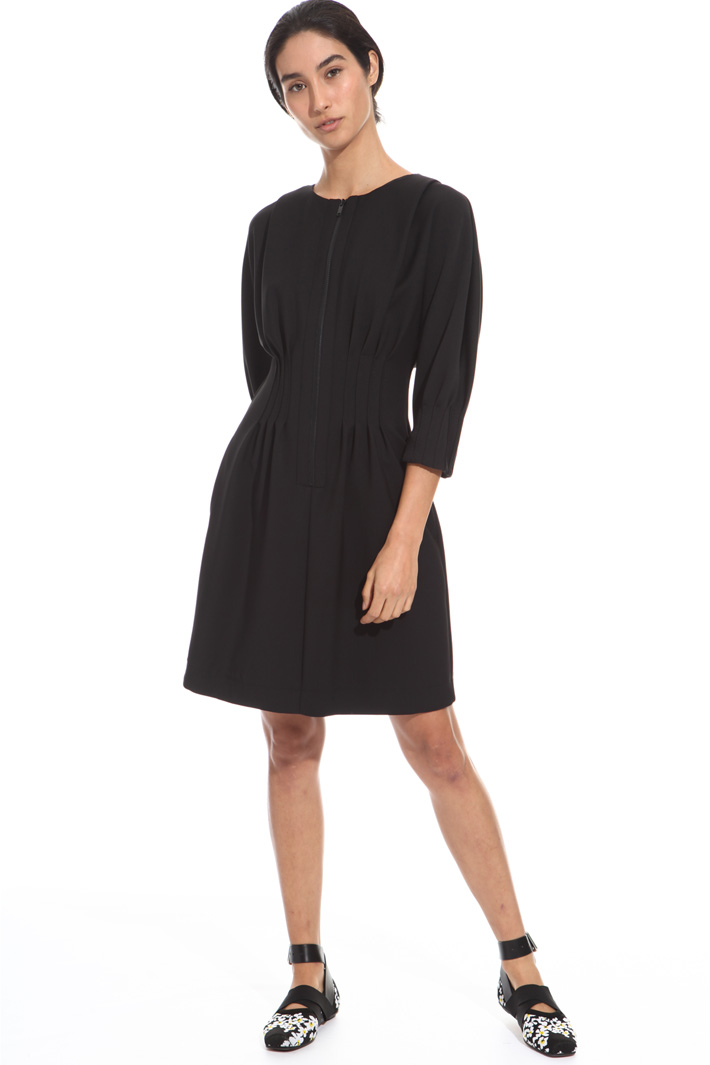 Pleated waist dress Intrend Pleated waist dress Intrend