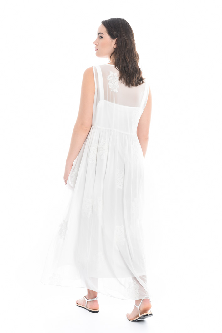 Long georgette dress Diffusione Tessile Long georgette dress Diffusione Tessile