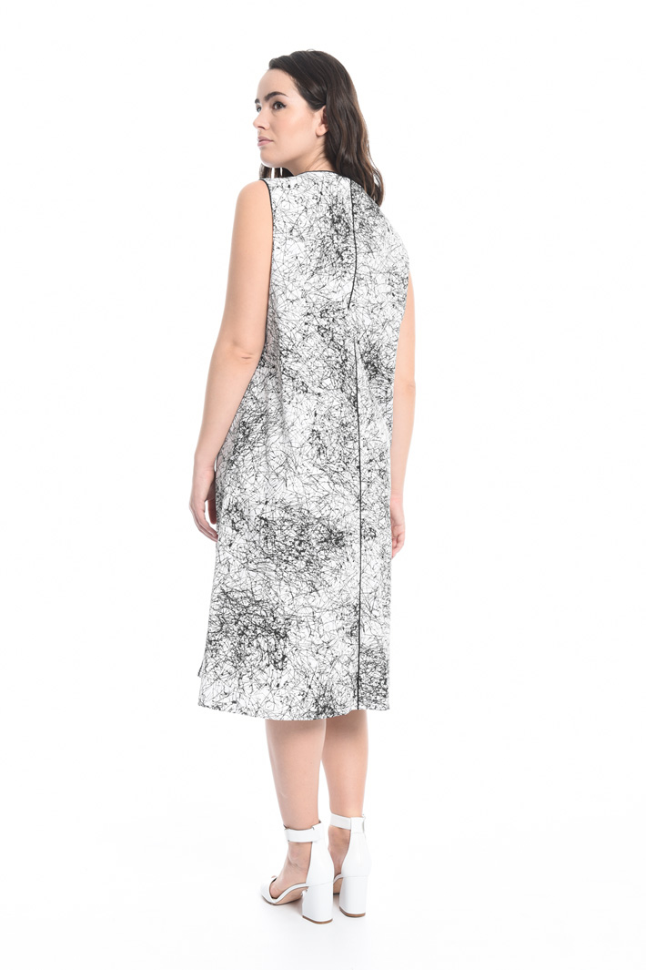Flared poplin dress Diffusione Tessile Flared poplin dress Diffusione Tessile