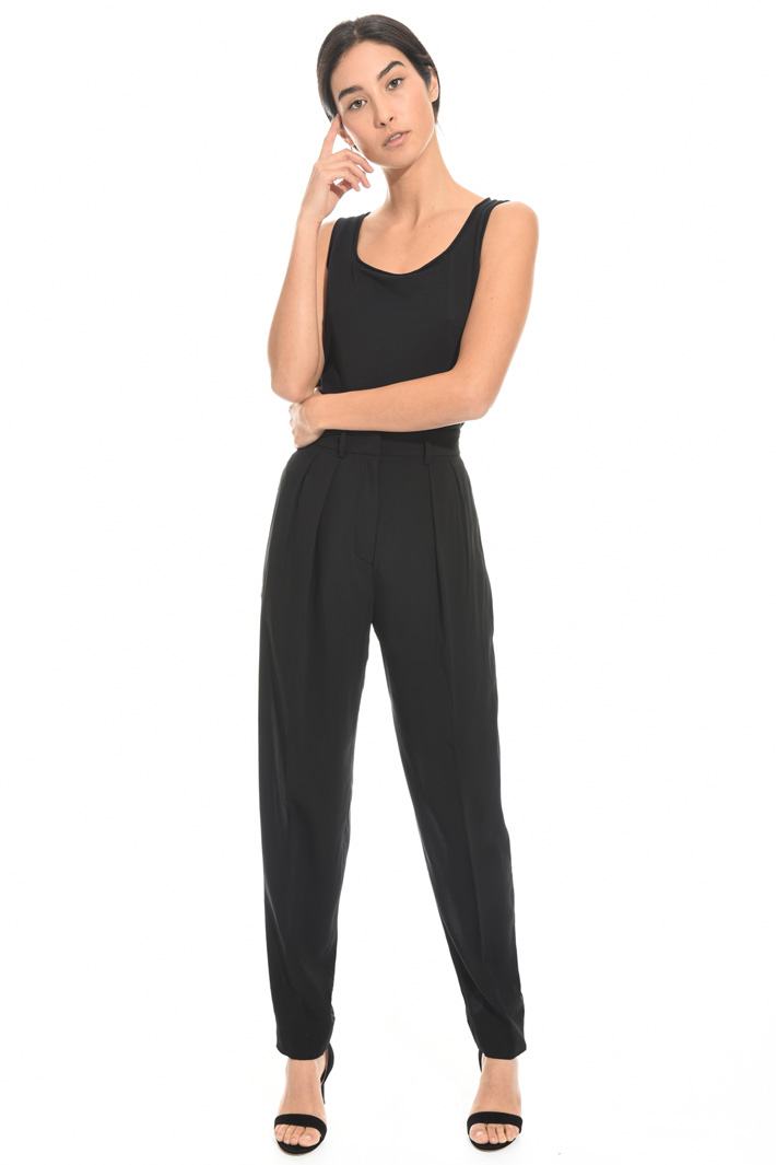 Long georgette trousers Diffusione Tessile Long georgette trousers Diffusione Tessile
