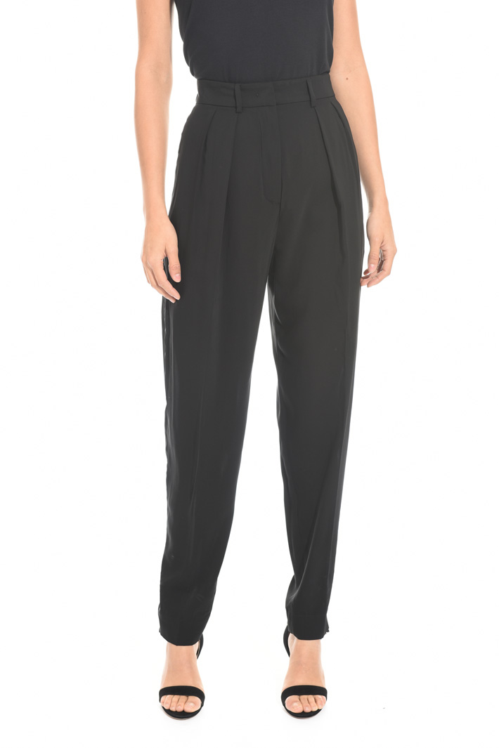 Long georgette trousers Diffusione Tessile Long georgette trousers Diffusione Tessile