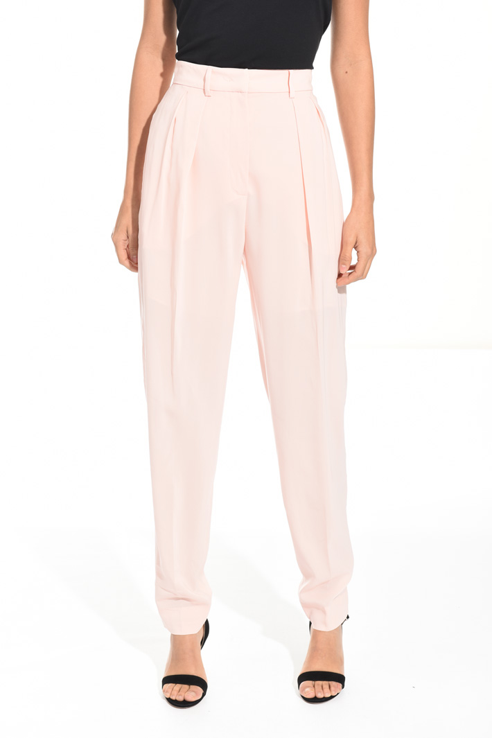 Long georgette trousers Diffusione Tessile Long georgette trousers Diffusione Tessile