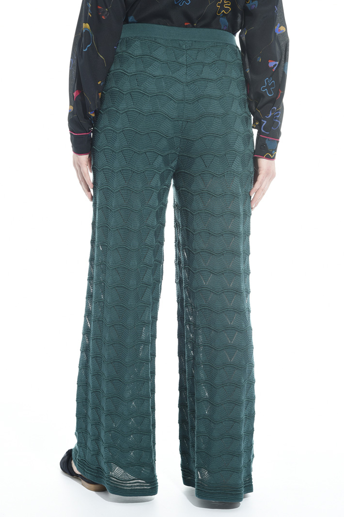 Pantalone palazzo in maglia Intrend Pantalone palazzo in maglia Intrend