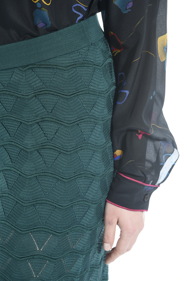 Pantalone palazzo in maglia Intrend Pantalone palazzo in maglia Intrend