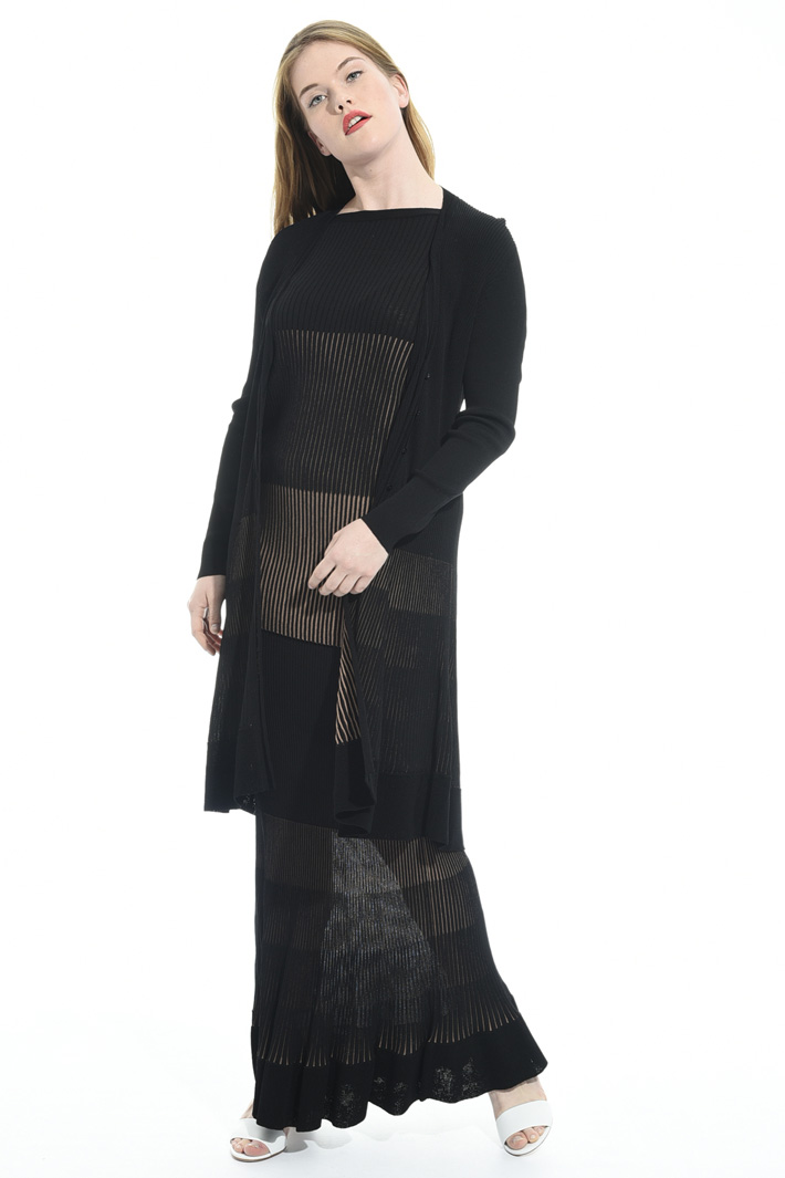 Cardigan lungo in viscosa Intrend Cardigan lungo in viscosa Intrend