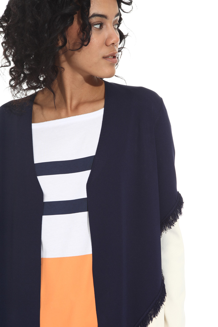 Cardigan in viscosa con frange Intrend Cardigan in viscosa con frange Intrend