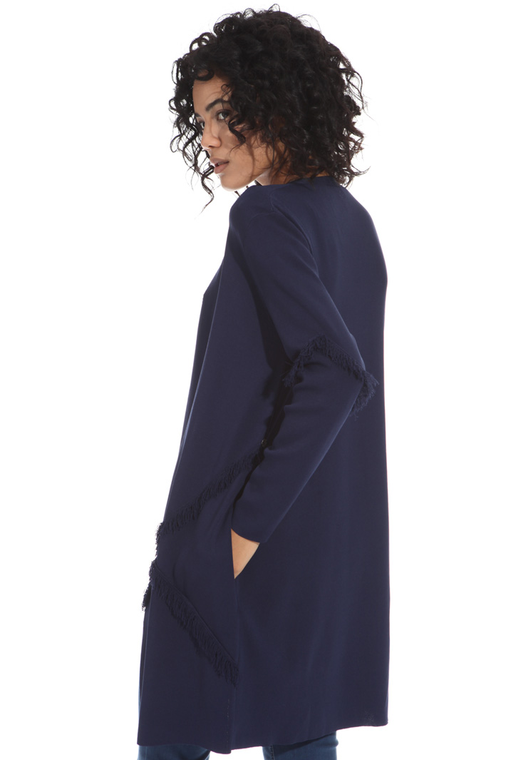 Fringed viscose cardigan Intrend Fringed viscose cardigan Intrend