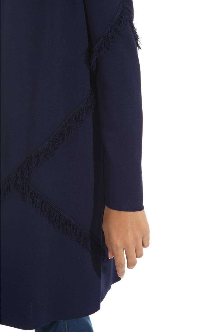 Fringed viscose cardigan Intrend Fringed viscose cardigan Intrend