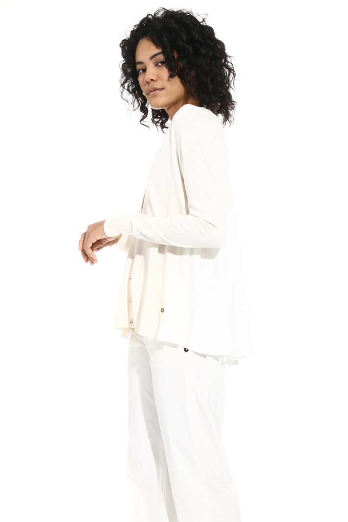 Pleated back cardigan Intrend Pleated back cardigan Intrend