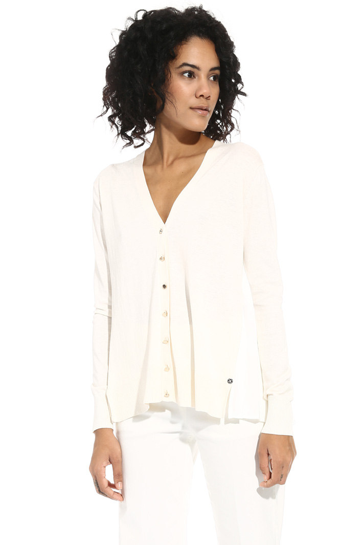 Pleated back cardigan Intrend Pleated back cardigan Intrend