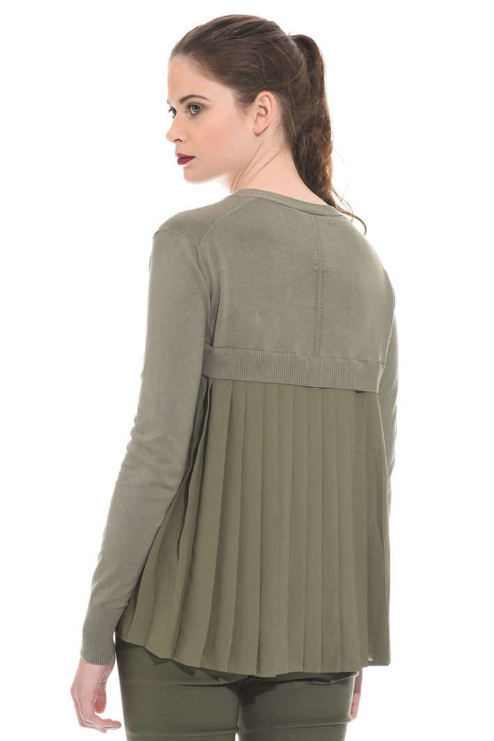 Pleated back cardigan Intrend Pleated back cardigan Intrend