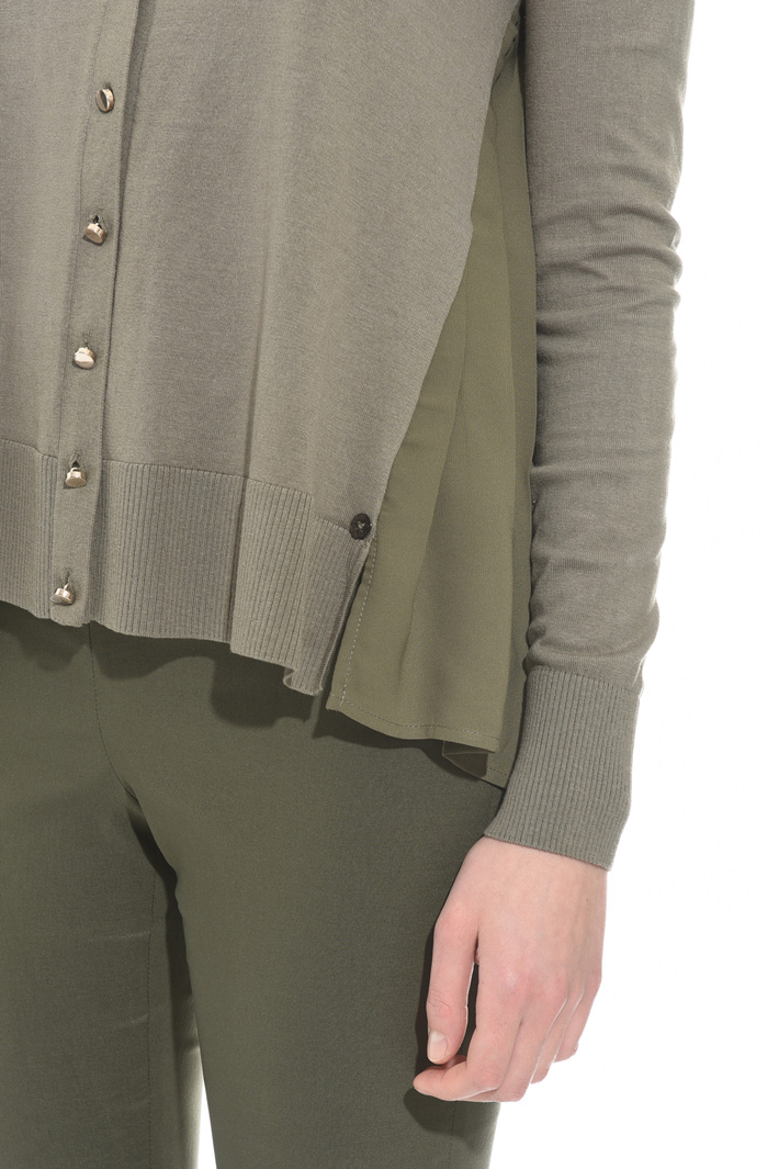 Pleated back cardigan Intrend Pleated back cardigan Intrend