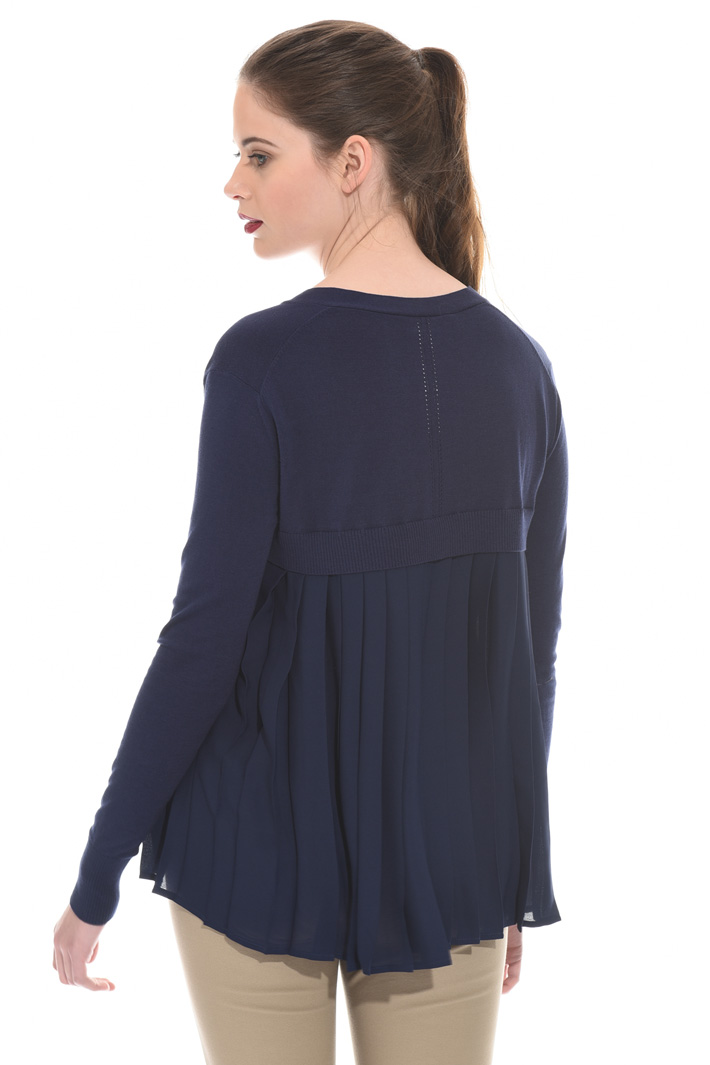 Pleated back cardigan Intrend Pleated back cardigan Intrend
