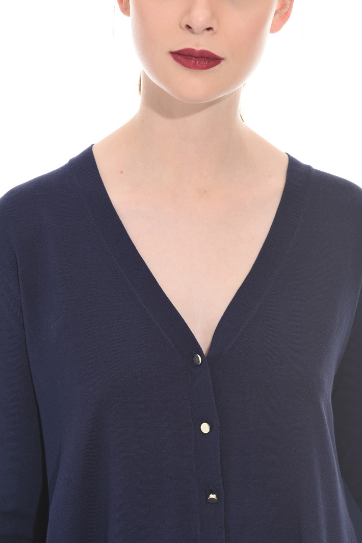 Pleated back cardigan Intrend Pleated back cardigan Intrend
