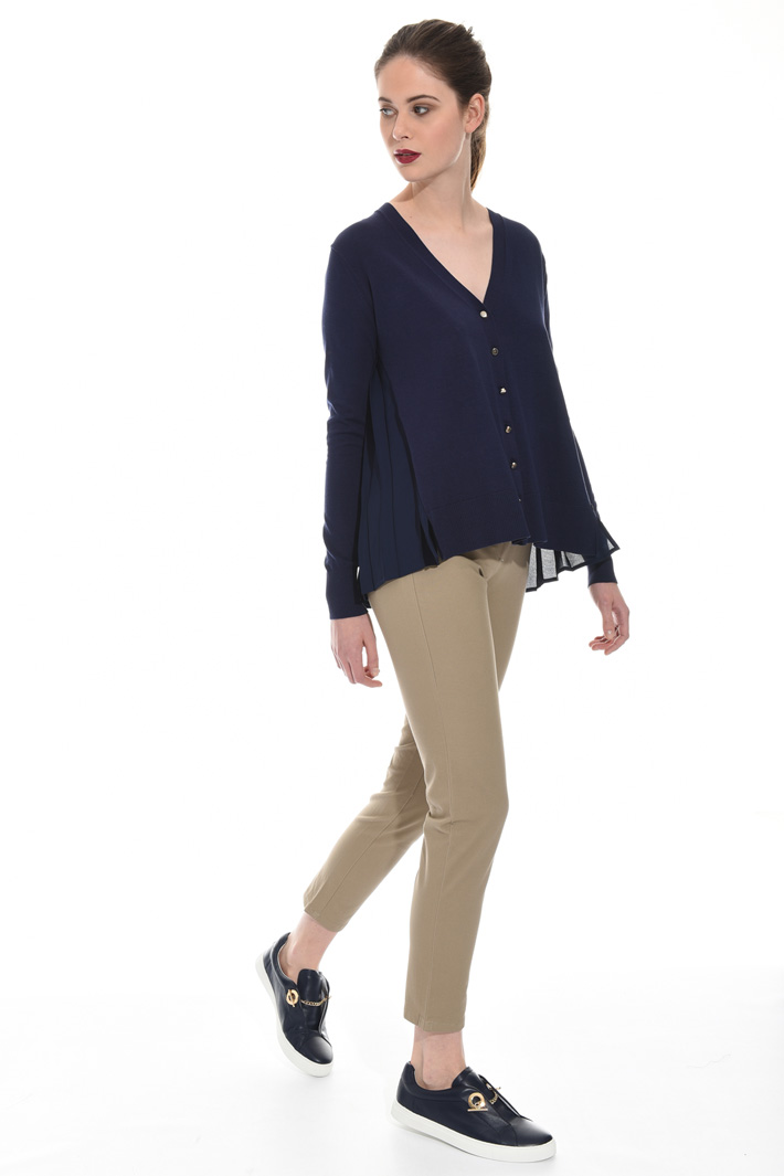 Pleated back cardigan Intrend Pleated back cardigan Intrend