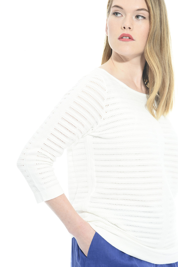 Maglia in cotone traforato Intrend Maglia in cotone traforato Intrend