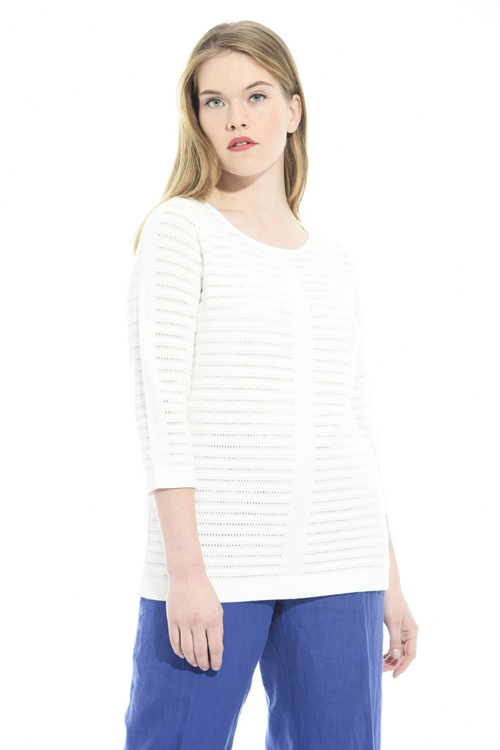Maglia in cotone traforato Intrend Maglia in cotone traforato Intrend