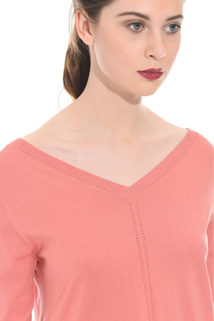 Loose silk and cotton sweater Intrend Loose silk and cotton sweater Intrend