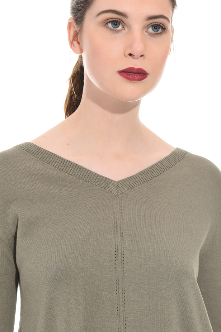 Maglia ampia in cotone e seta Intrend Maglia ampia in cotone e seta Intrend