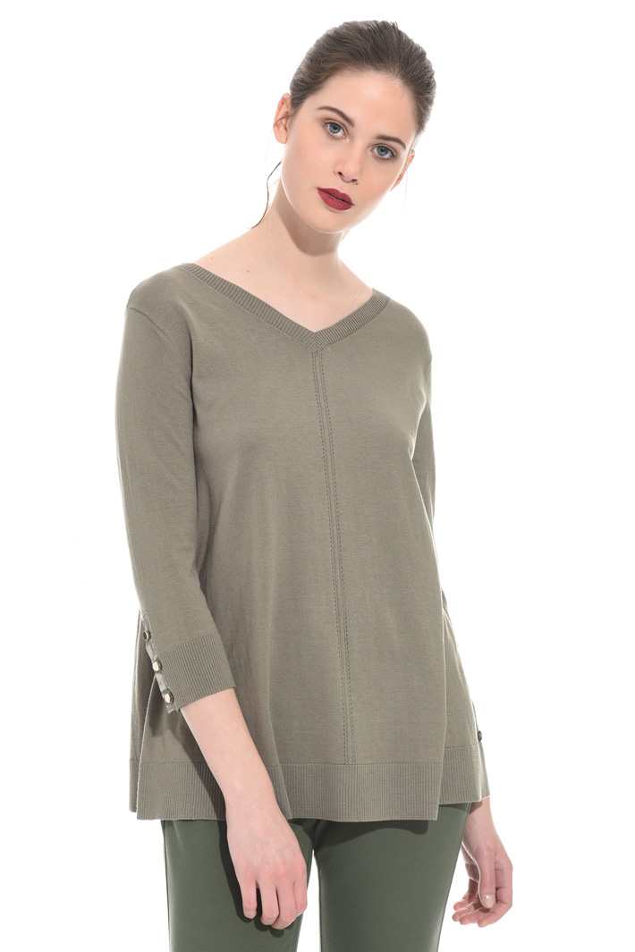 Maglia ampia in cotone e seta Intrend Maglia ampia in cotone e seta Intrend