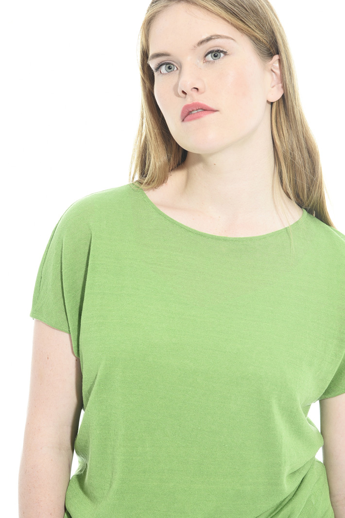 Maglia asimmetrica in lino Intrend Maglia asimmetrica in lino Intrend