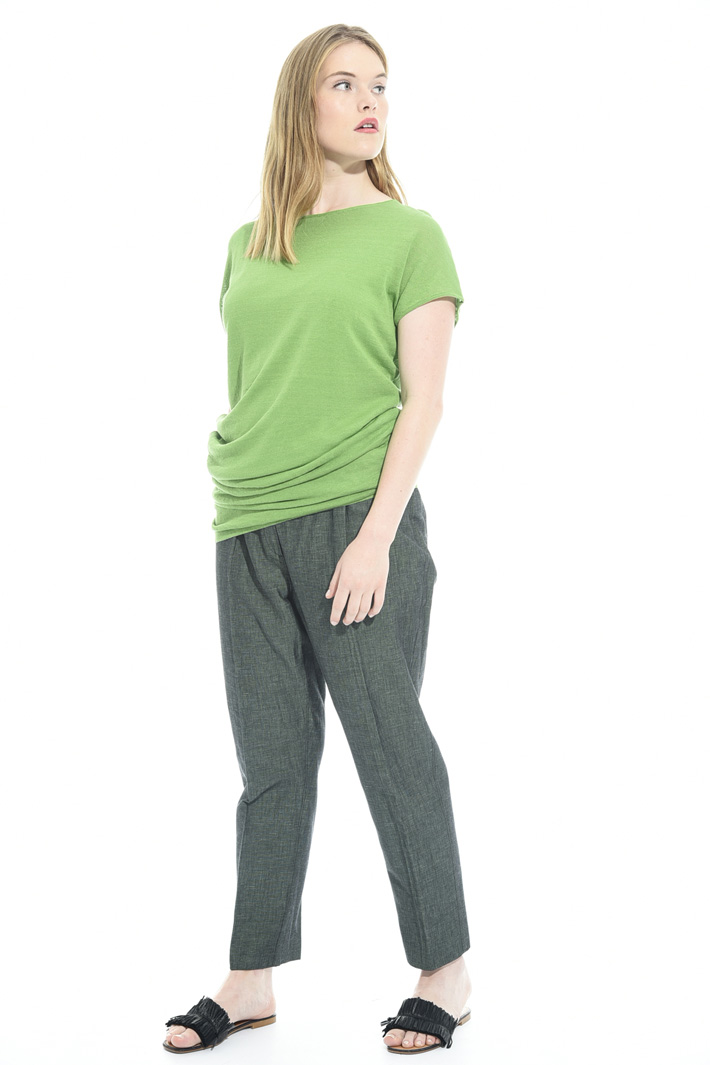 Maglia asimmetrica in lino Intrend Maglia asimmetrica in lino Intrend