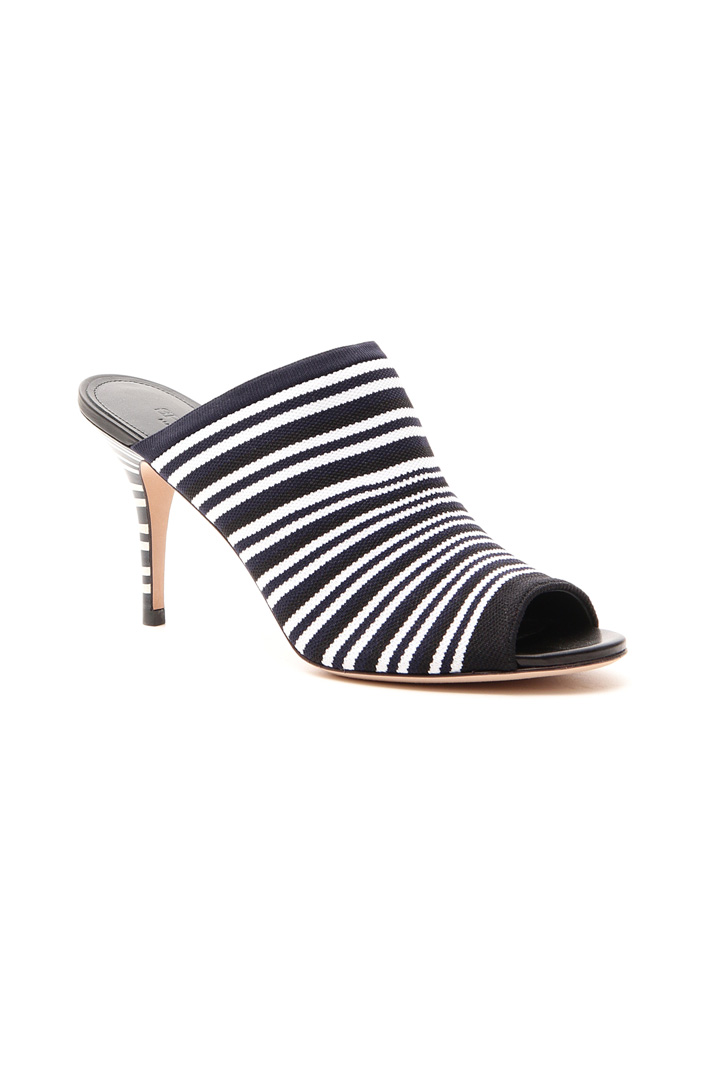 Open toe heeled sabot Diffusione Tessile Open toe heeled sabot Diffusione Tessile