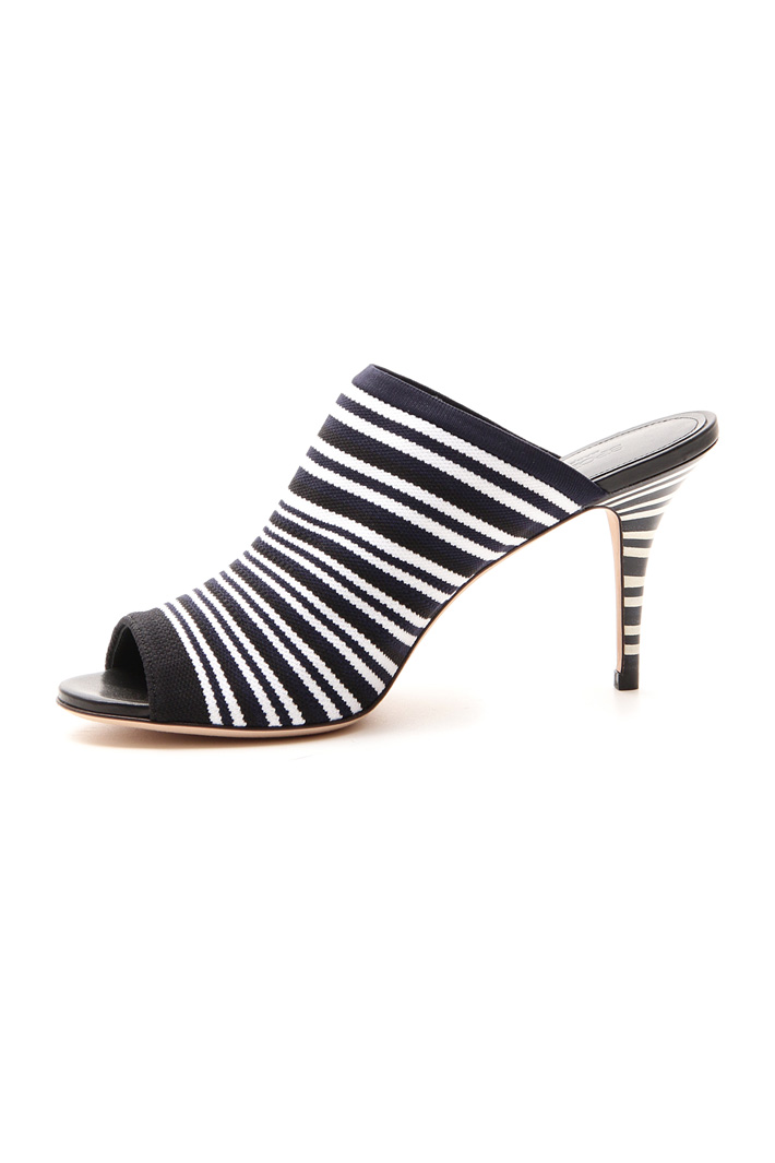 Open toe heeled sabot Diffusione Tessile Open toe heeled sabot Diffusione Tessile