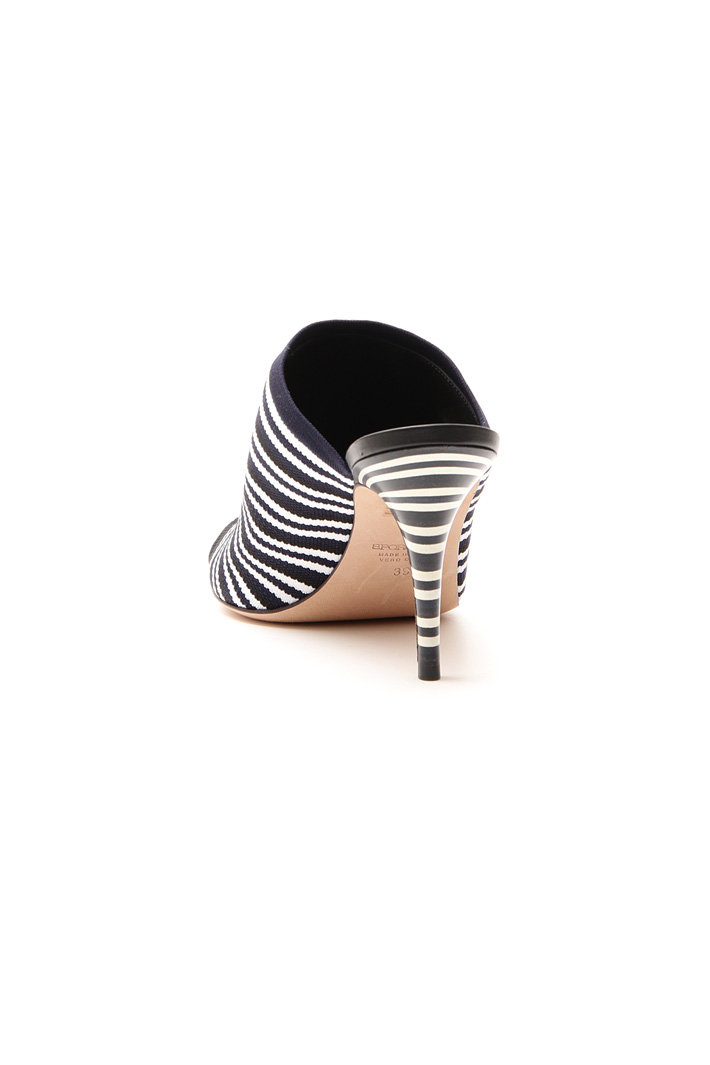 Open toe heeled sabot Diffusione Tessile Open toe heeled sabot Diffusione Tessile