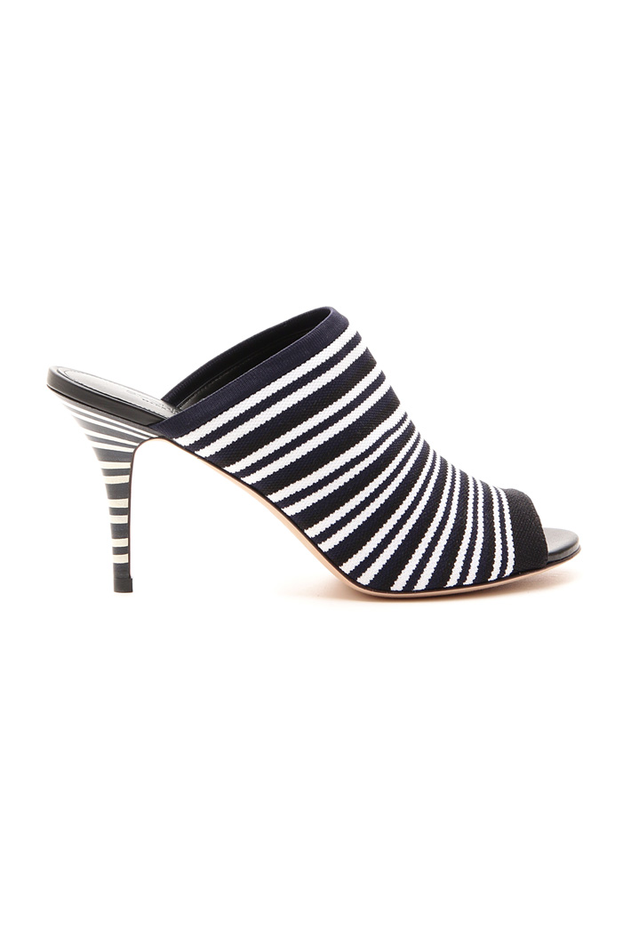 Open toe heeled sabot Diffusione Tessile Open toe heeled sabot Diffusione Tessile
