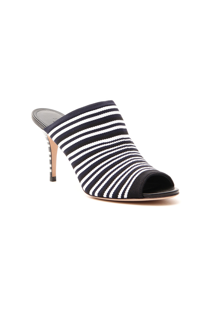 Open toe heeled sabot Diffusione Tessile Open toe heeled sabot Diffusione Tessile