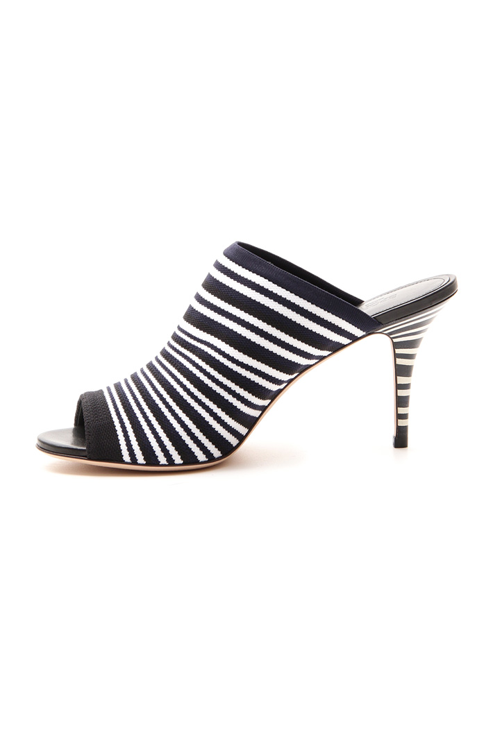 Open toe heeled sabot Diffusione Tessile Open toe heeled sabot Diffusione Tessile