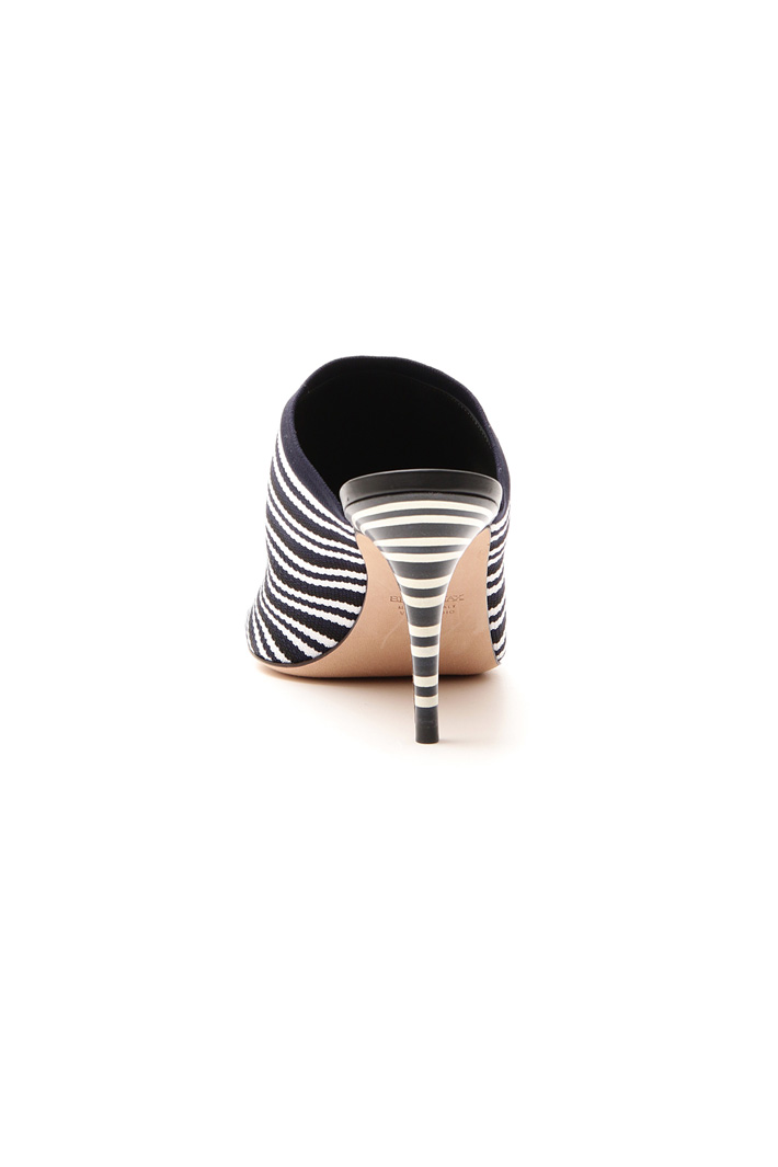 Open toe heeled sabot Diffusione Tessile Open toe heeled sabot Diffusione Tessile
