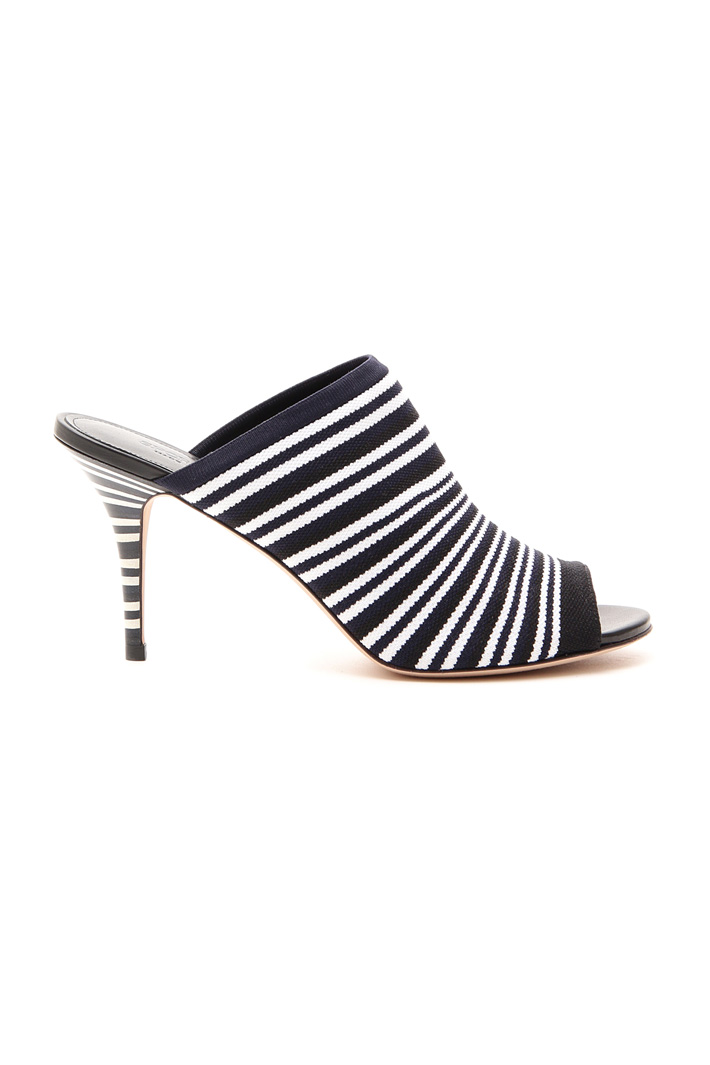 Open toe heeled sabot Diffusione Tessile Open toe heeled sabot Diffusione Tessile