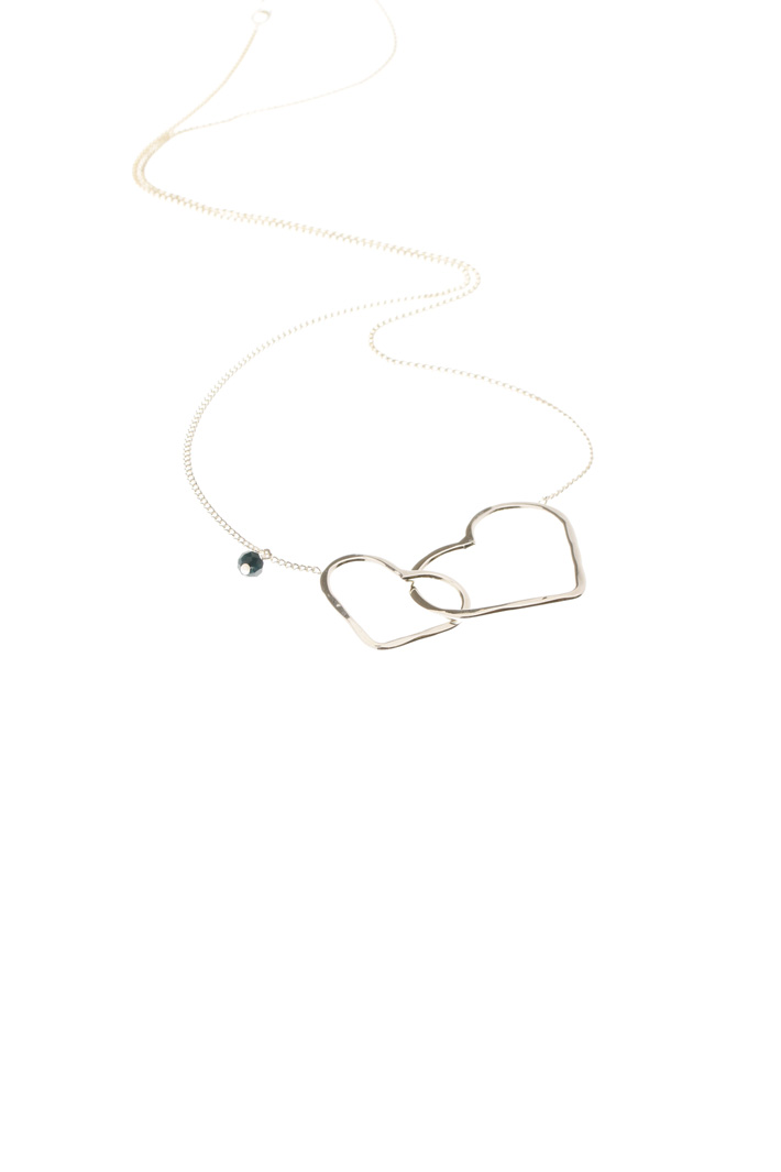 Crossed hearts necklace Intrend Crossed hearts necklace Intrend