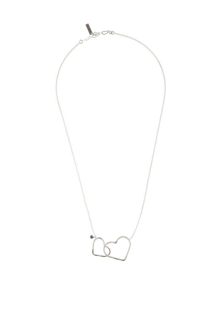 Crossed hearts necklace Intrend Crossed hearts necklace Intrend
