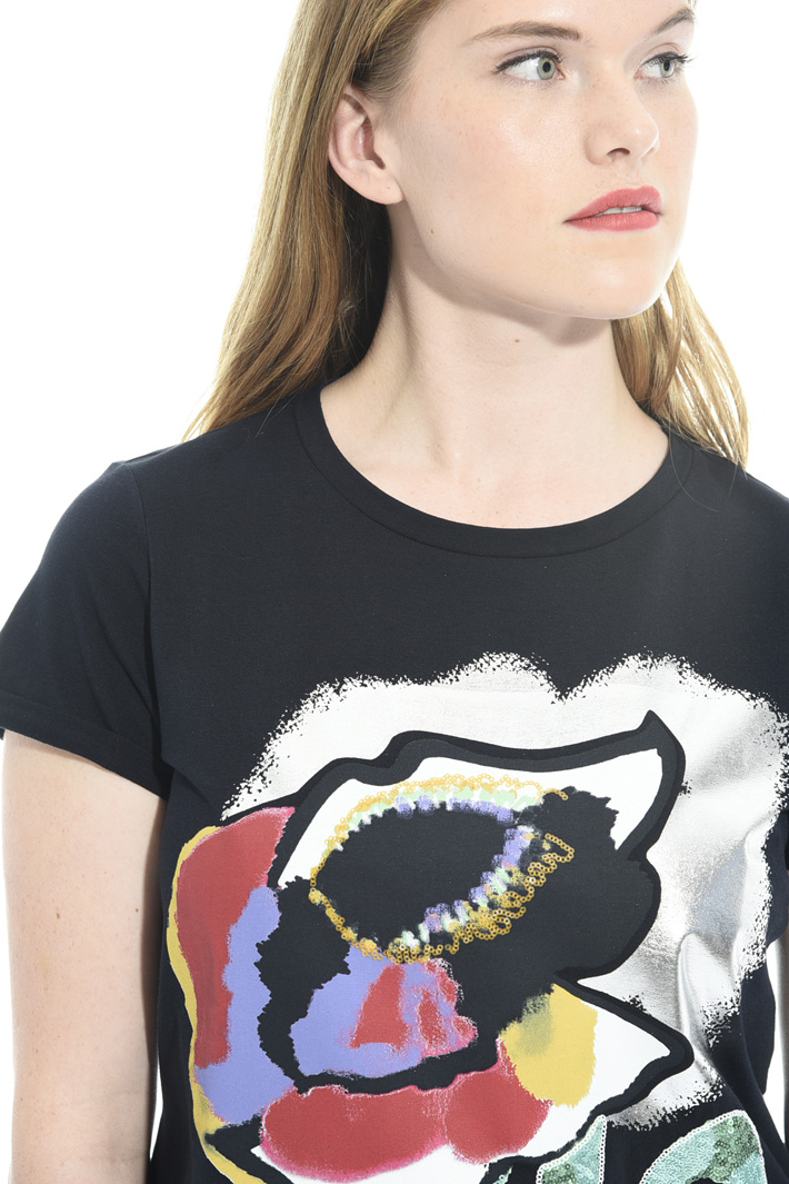 Printed jersey T-shirt Intrend Printed jersey T-shirt Intrend